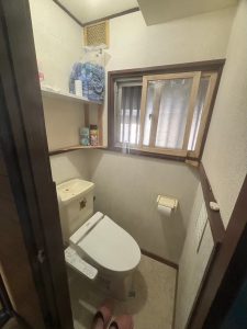 トイレ交換工事（ビフォー）